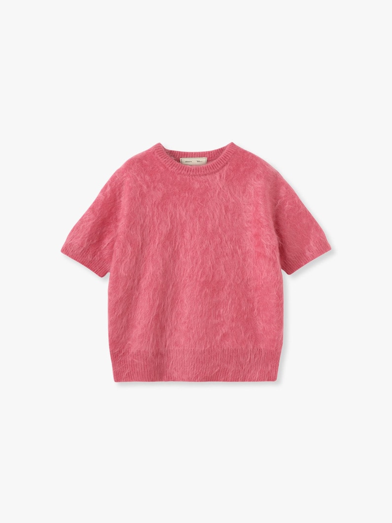 カシミア ファー ニットトップ 詳細画像 pink 6