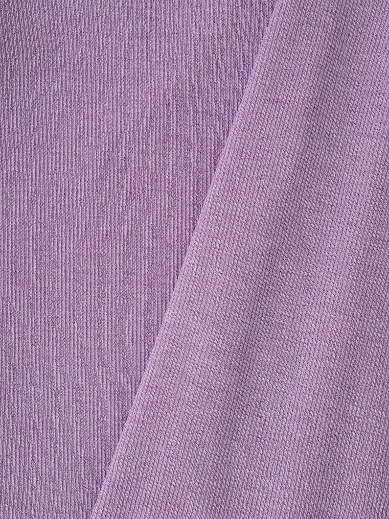 シアーリブ ショート ニット カーディガン 詳細画像 lavender 3