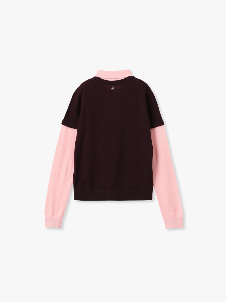 ロッティ ニット トップ 詳細画像 burgundy 1