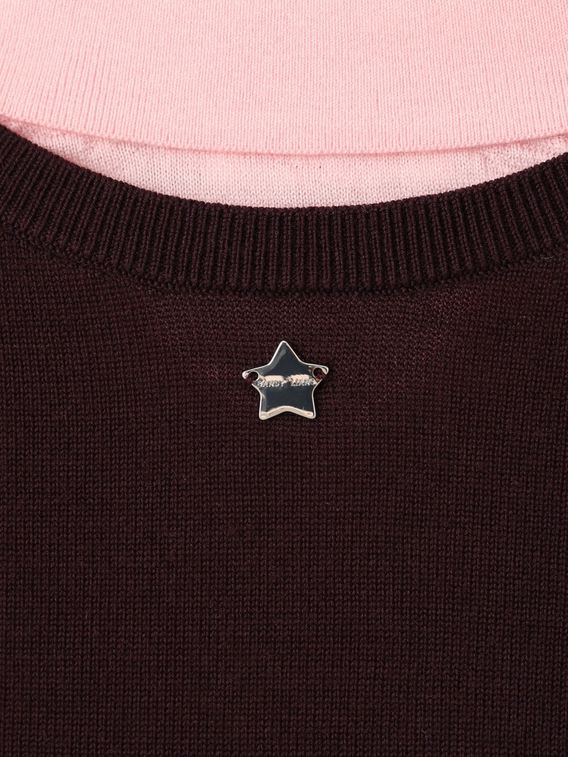 ロッティ ニット トップ 詳細画像 burgundy 3