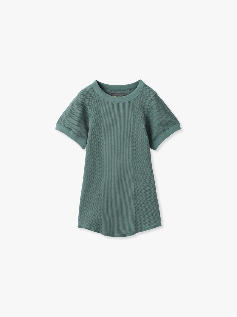 ハニカム リブ ティー 詳細画像 green 4