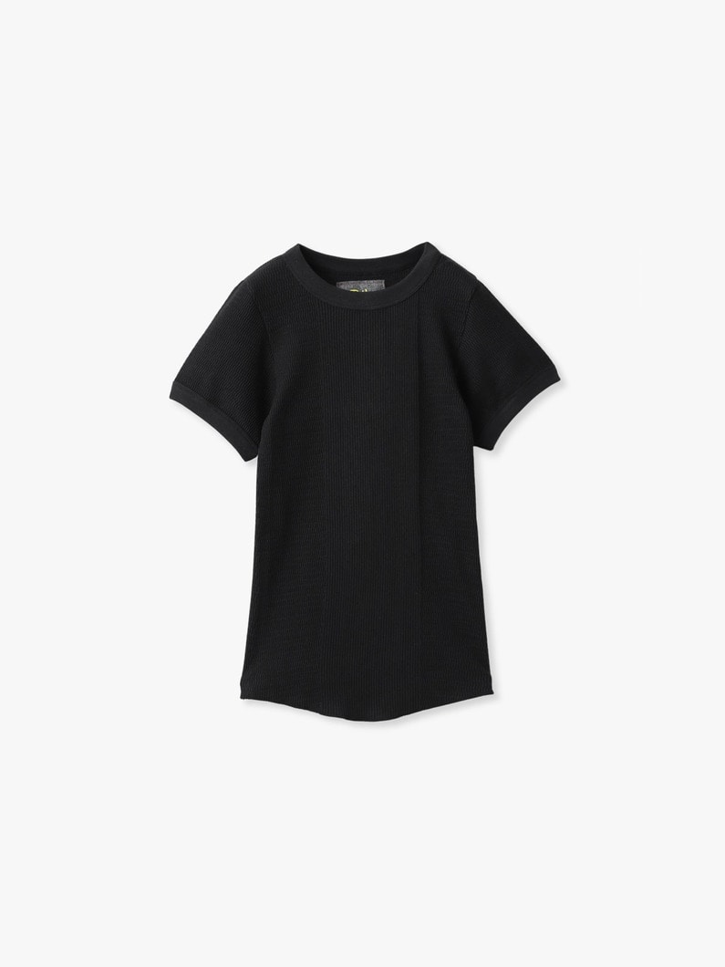ハニカム リブ ティー 詳細画像 black 4