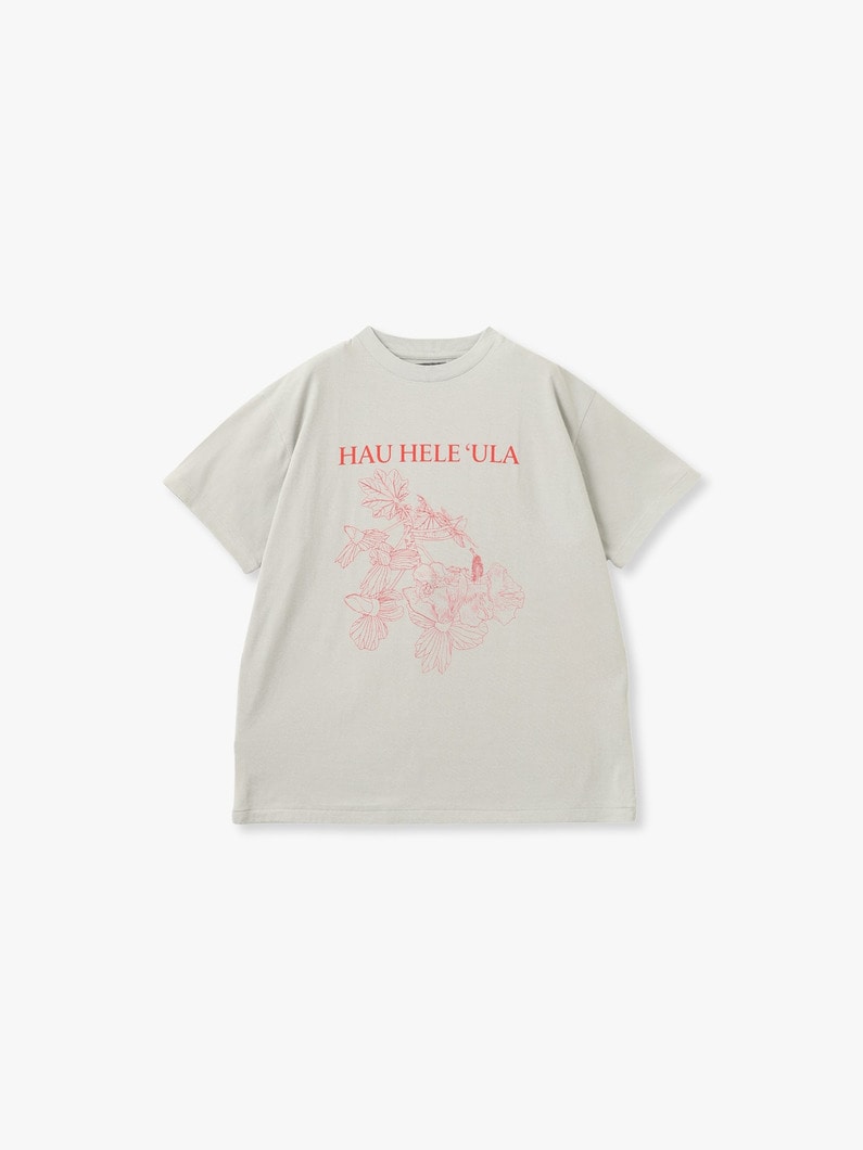 コットンネップ プリント ティー 詳細画像 light gray 4