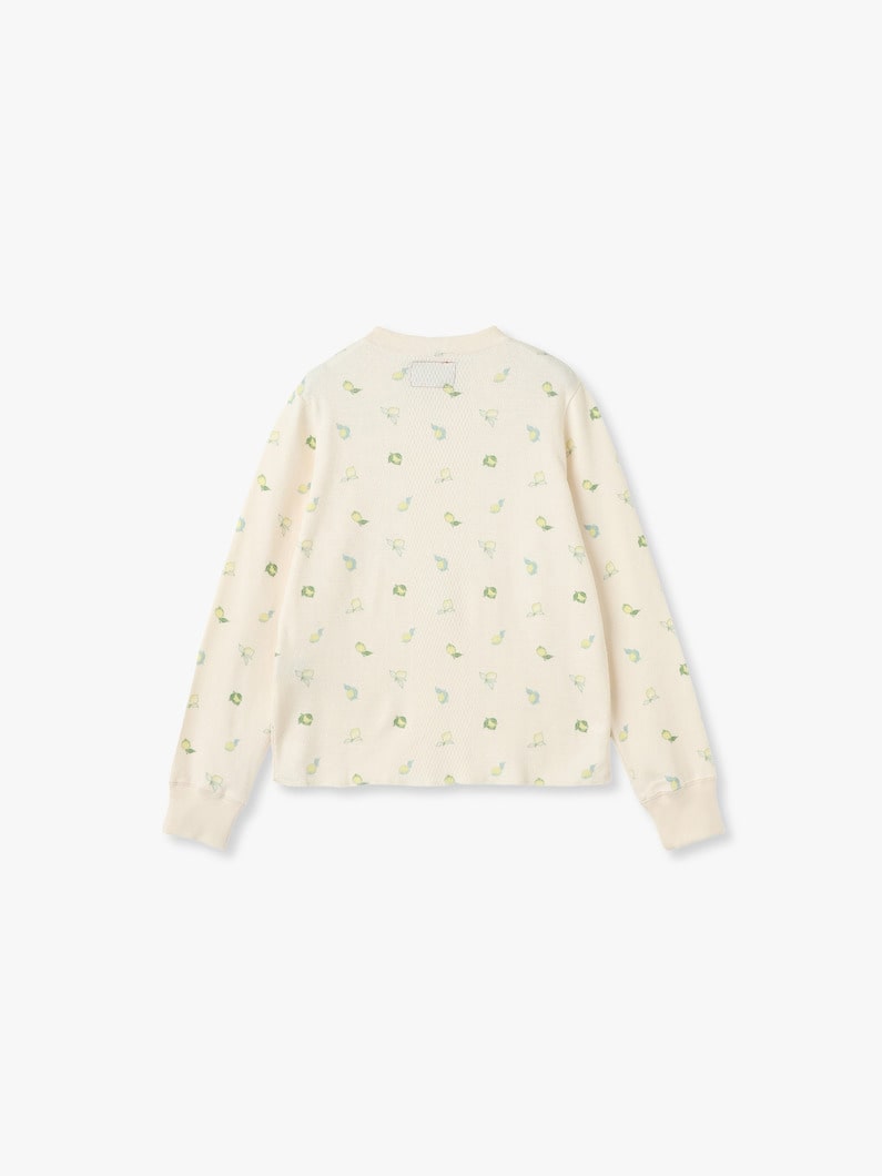 レモン ワッフル プルオーバー 詳細画像 ivory 1