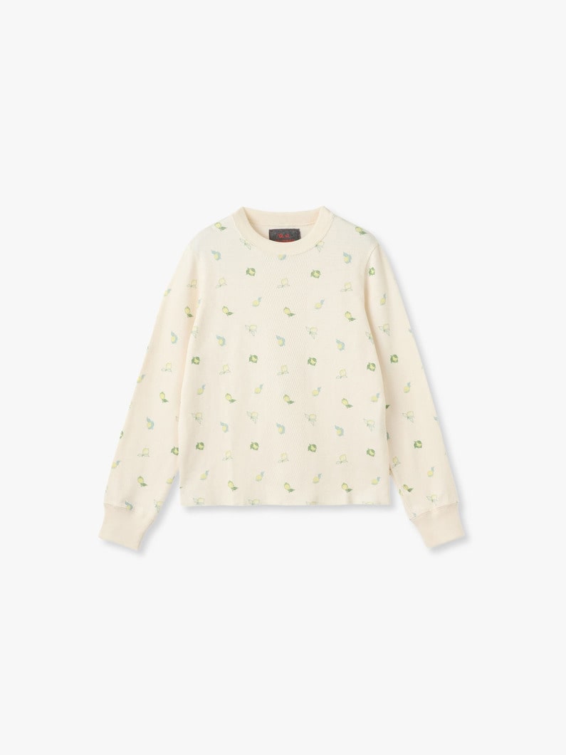 レモン ワッフル プルオーバー 詳細画像 ivory 4
