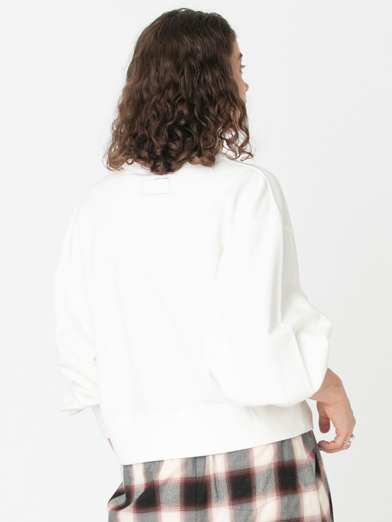カノコ クルーネック プルオーバー 詳細画像 white 3