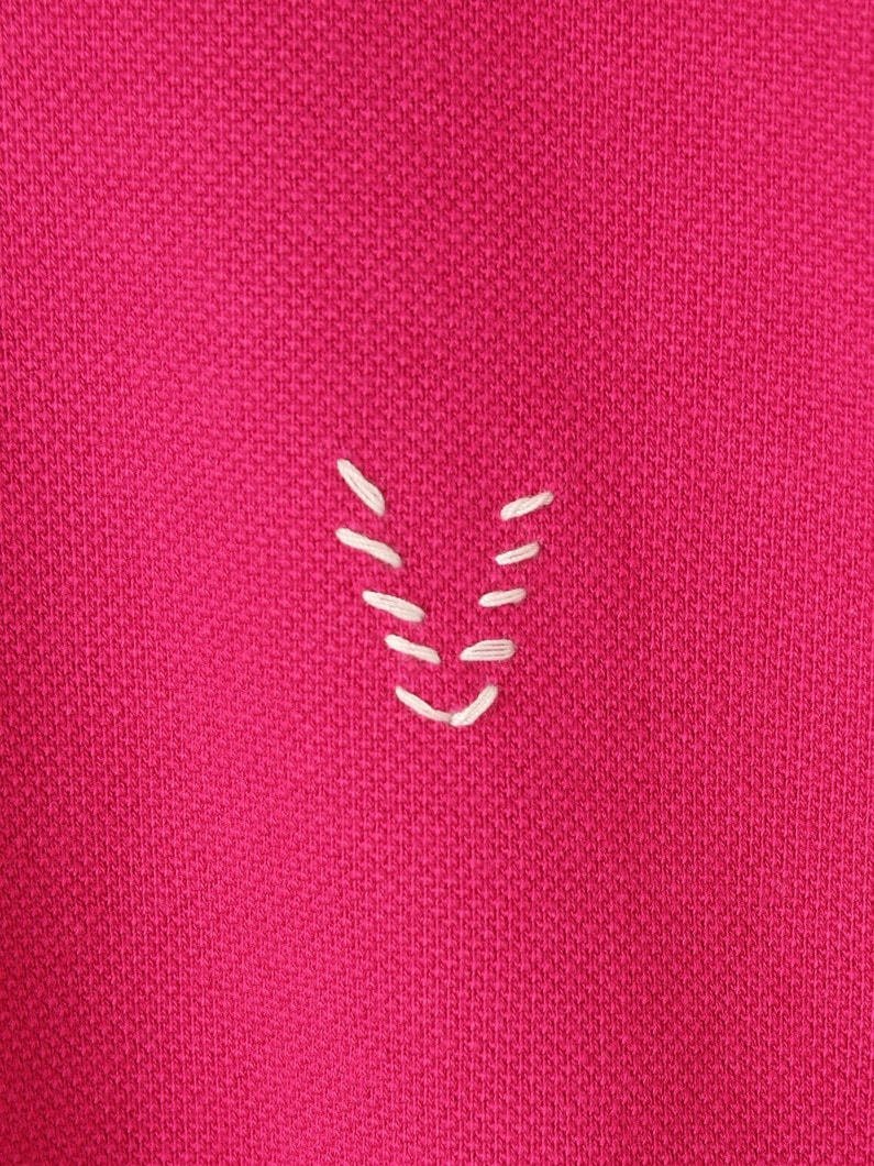 カノコ ロングスリーブ ポロシャツ 詳細画像 pink 6