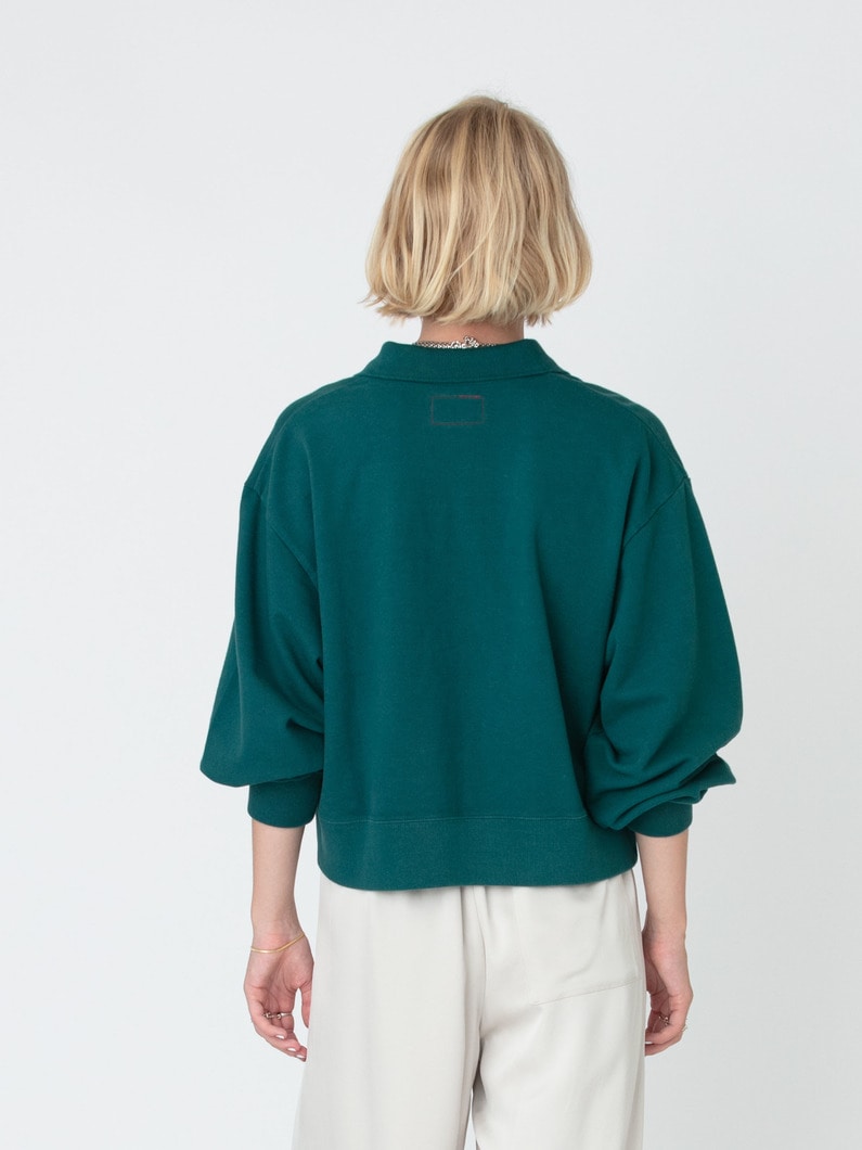 カノコ ロングスリーブ ポロシャツ 詳細画像 green 3
