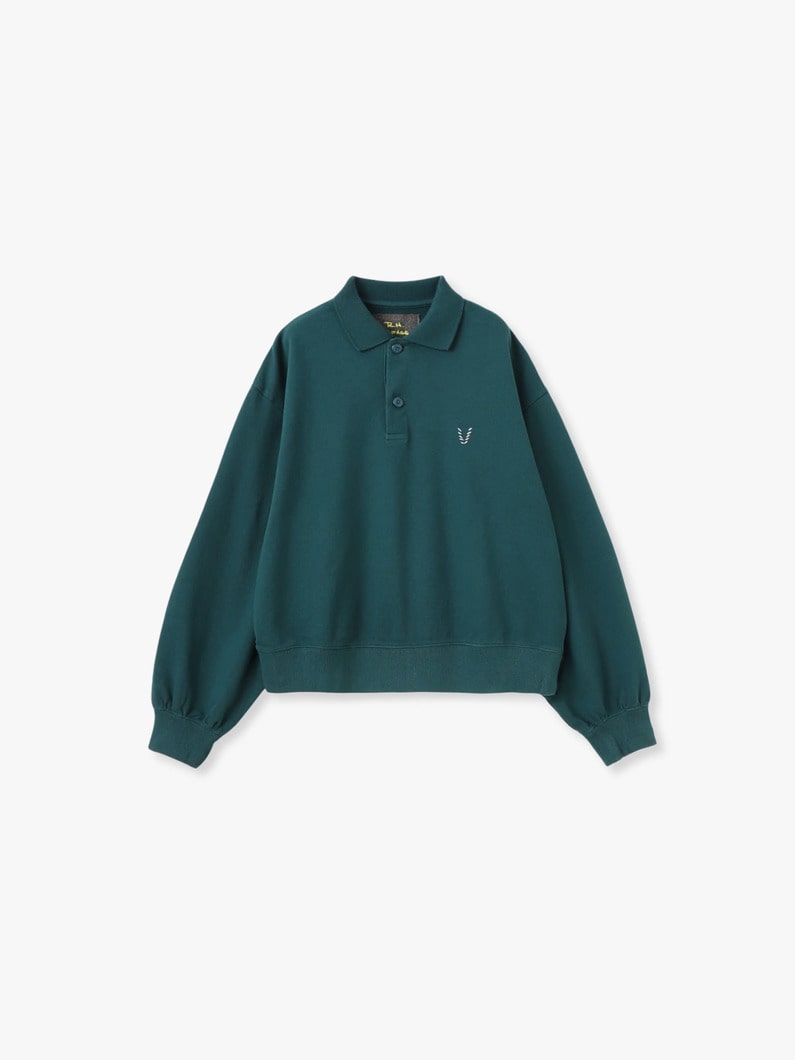 カノコ ロングスリーブ ポロシャツ 詳細画像 green 5