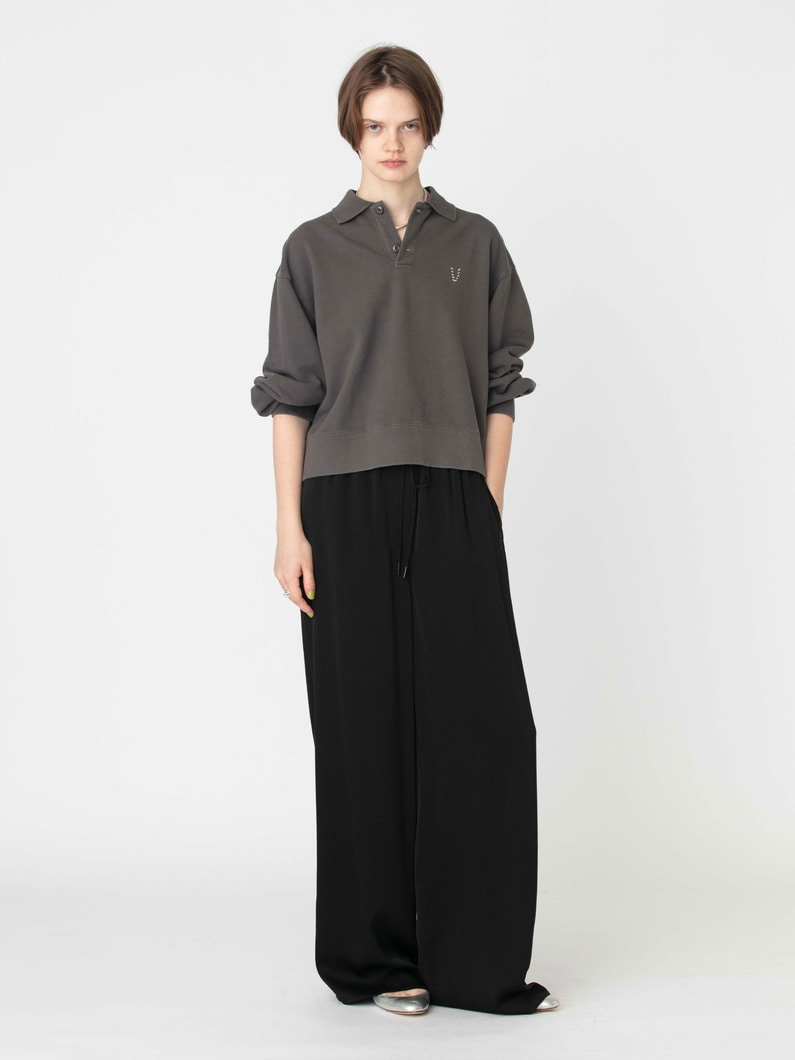 カノコ ロングスリーブ ポロシャツ 詳細画像 charcoal gray 4