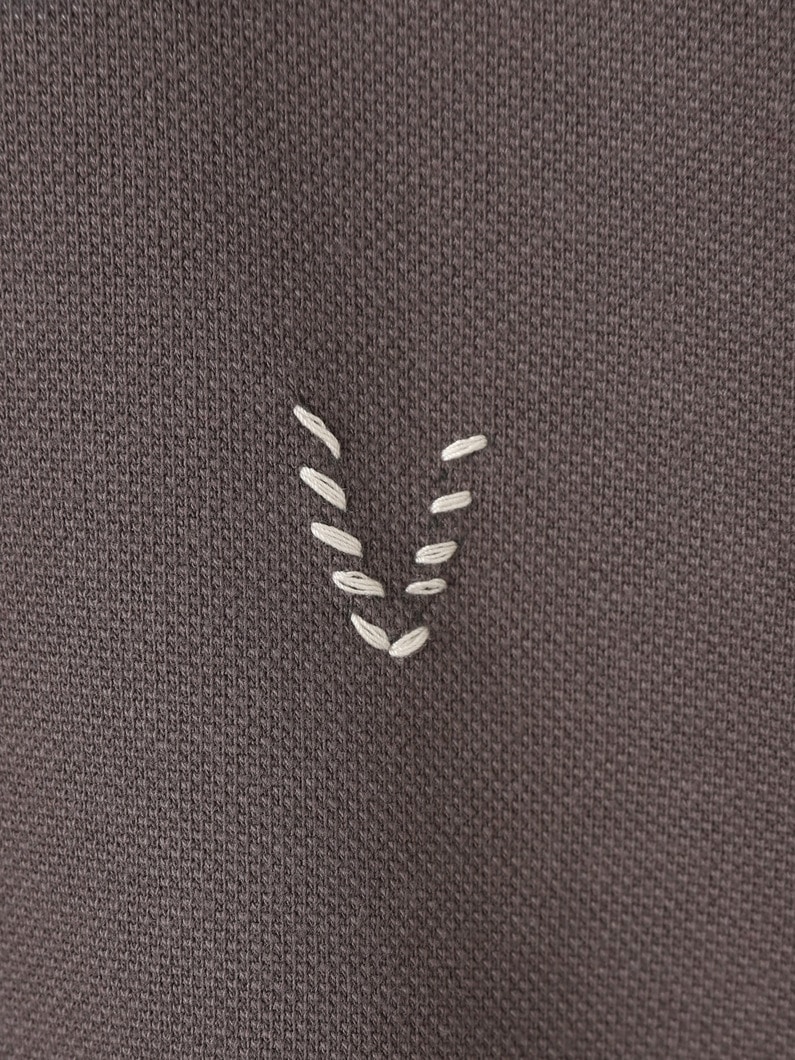 カノコ ロングスリーブ ポロシャツ 詳細画像 charcoal gray 6