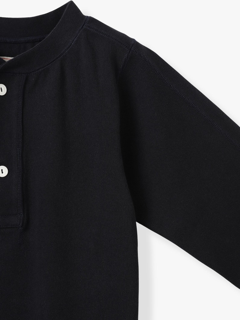 ヘンリーネック プルオーバー（ネイビー/ライトグレー） 詳細画像 navy 2
