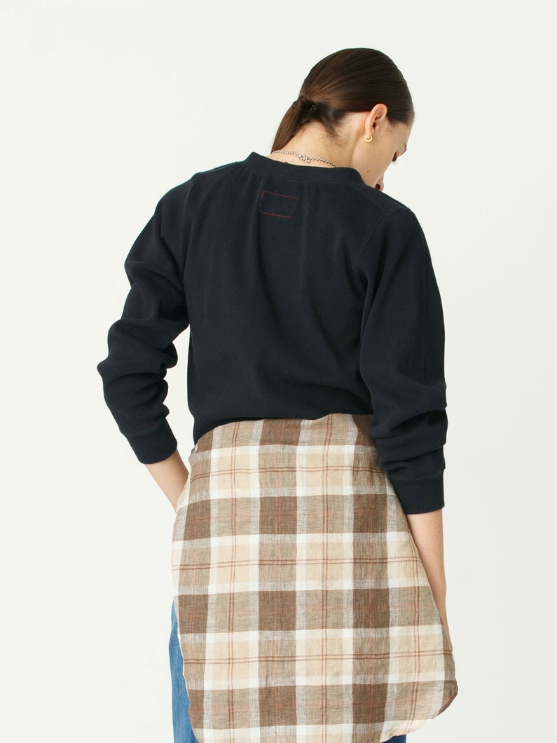 ヘンリーネック プルオーバー（ネイビー/ライトグレー） 詳細画像 navy 2