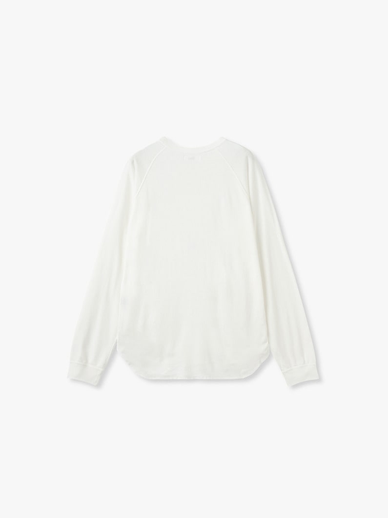 テンセル ロングスリーブ ティー 詳細画像 white 1