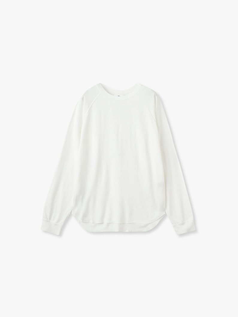 テンセル ロングスリーブ ティー 詳細画像 white 5