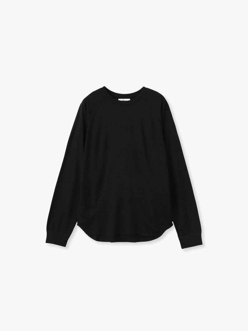 テンセル ロングスリーブ ティー 詳細画像 black