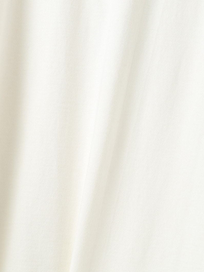 カシミア ブレンド ロングスリーブ ティー 詳細画像 white 3