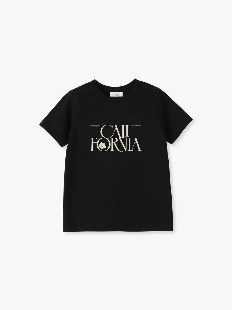 カリフォルニア プリント ティー 詳細画像 black 4