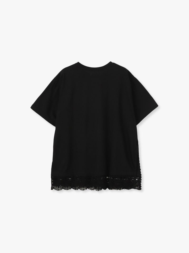 レース コンビネーション ティー 詳細画像 black 1