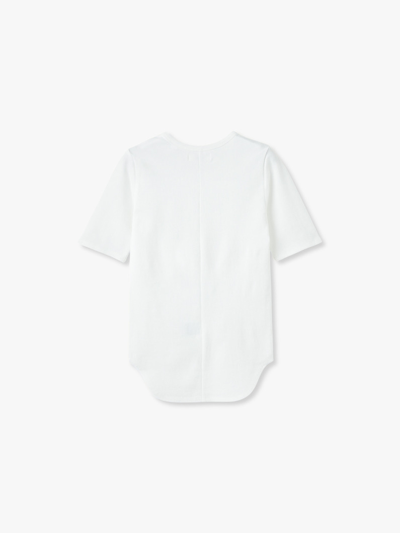 テンセル リブ  ティー 詳細画像 off white 1