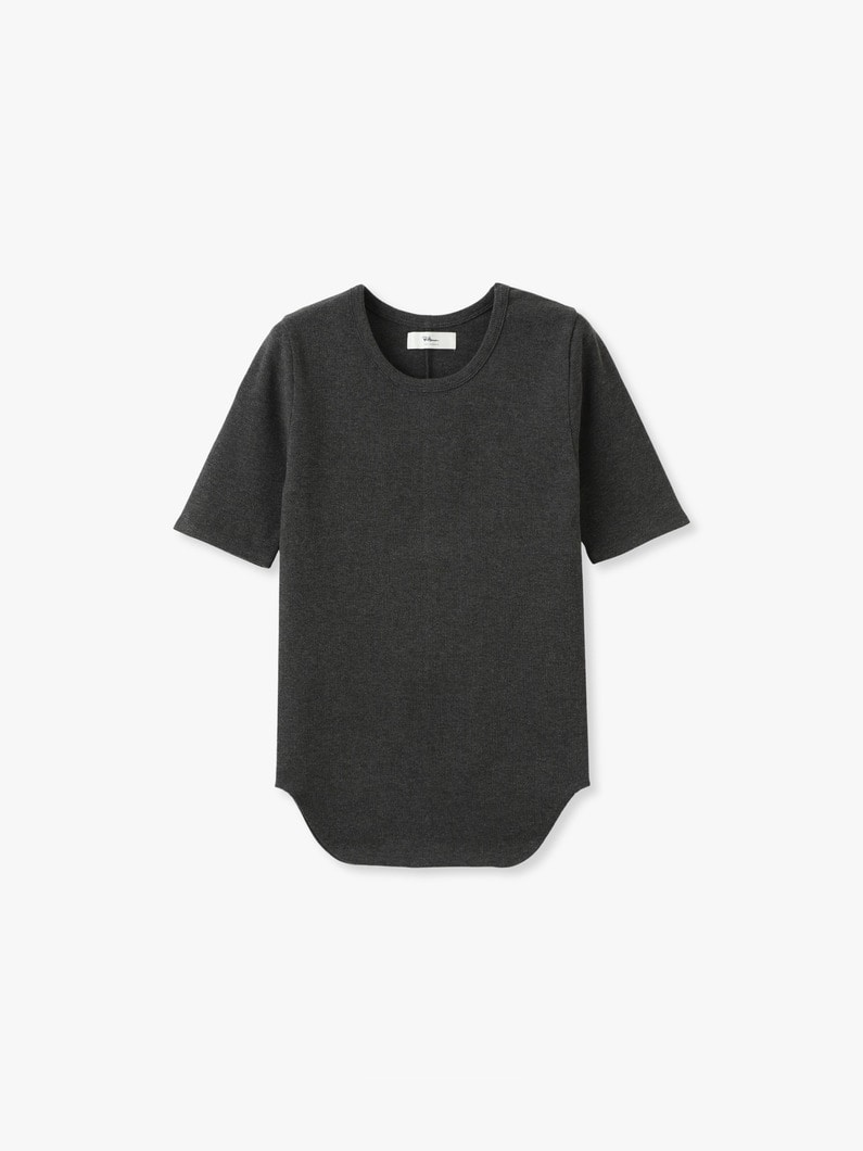 テンセル リブ  ティー 詳細画像 charcoal gray