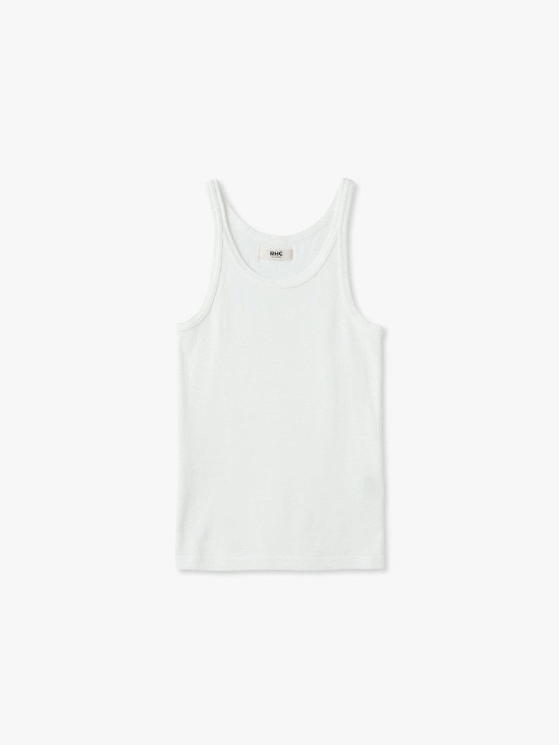 スーピマ ペタル タンクトップ 詳細画像 white