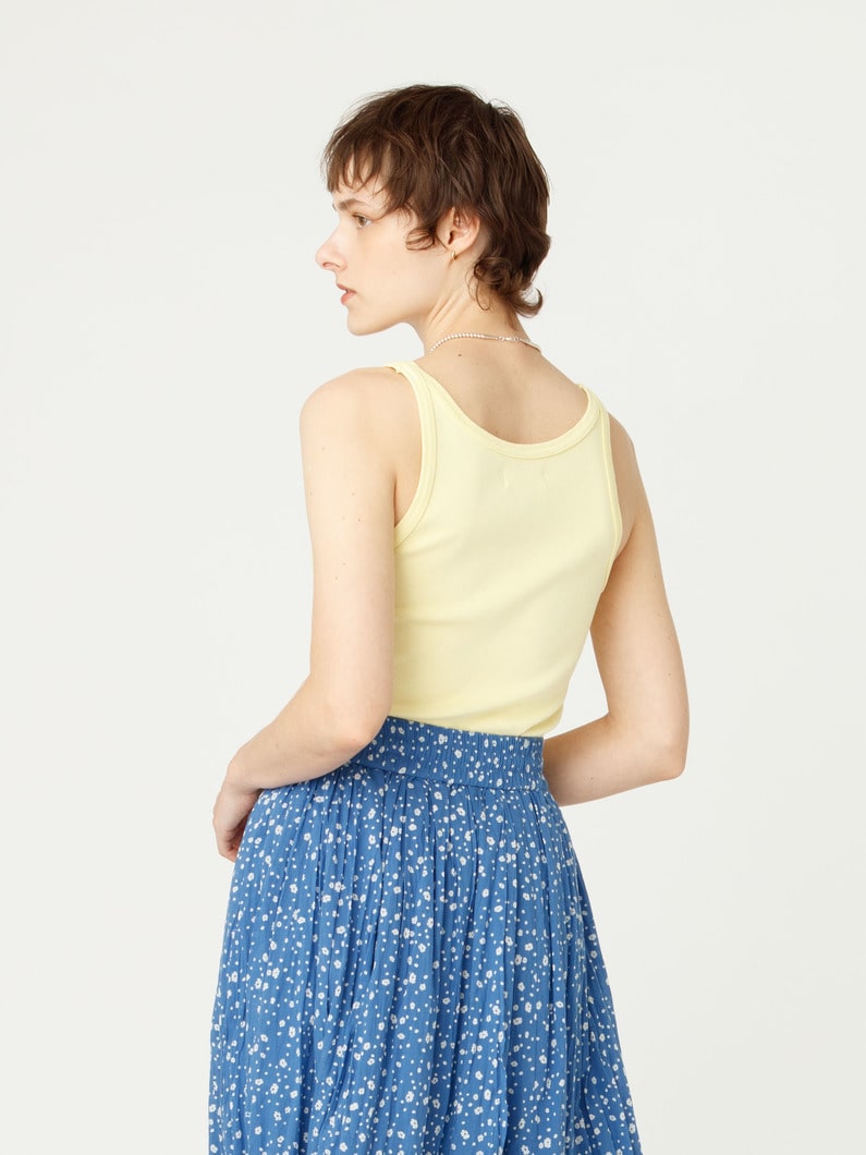 スーピマ ペタル タンクトップ 詳細画像 yellow 3