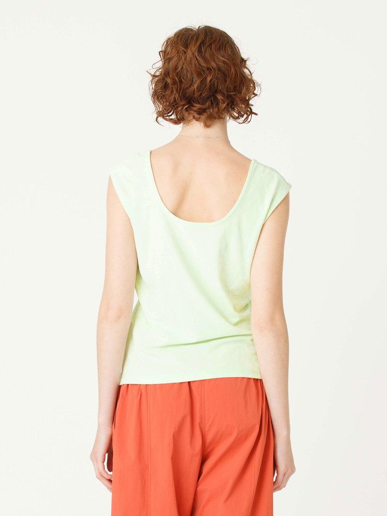 クラッシュベロア トップ 詳細画像 light green 3