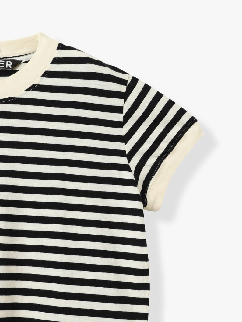 グッディ グッディ ボーダー ボクシー ティー 詳細画像 black/white 2