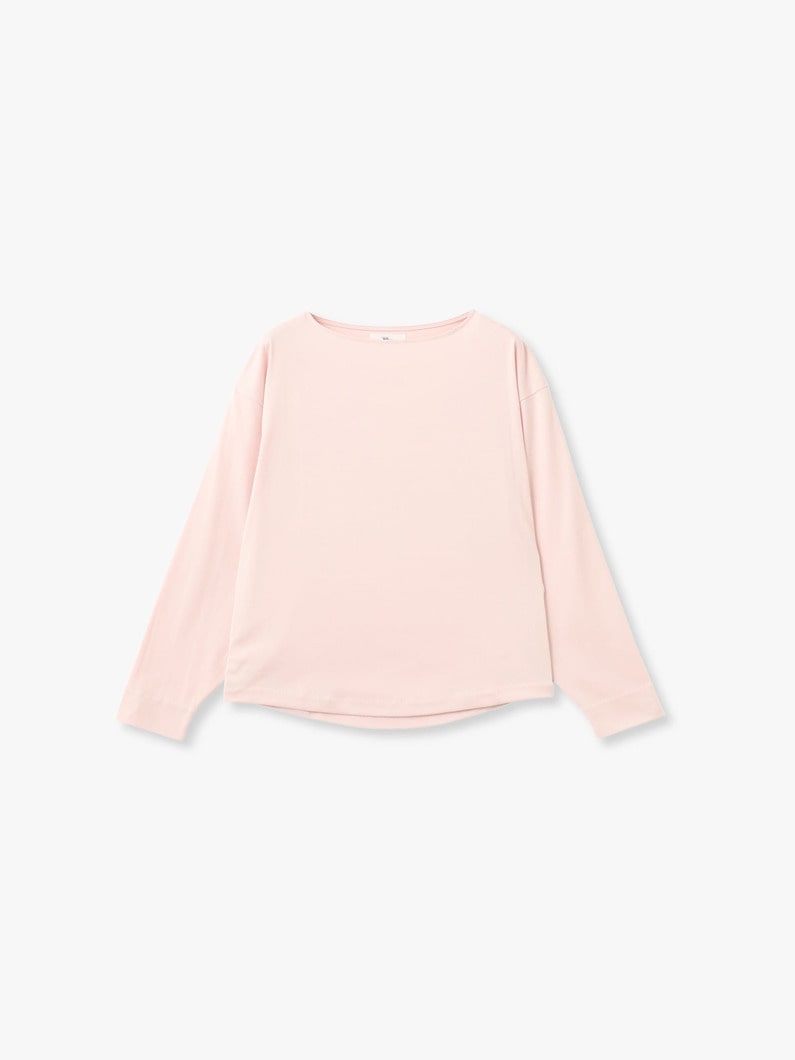 コットン スムース ロングスリーブ ティー 詳細画像 pink 4