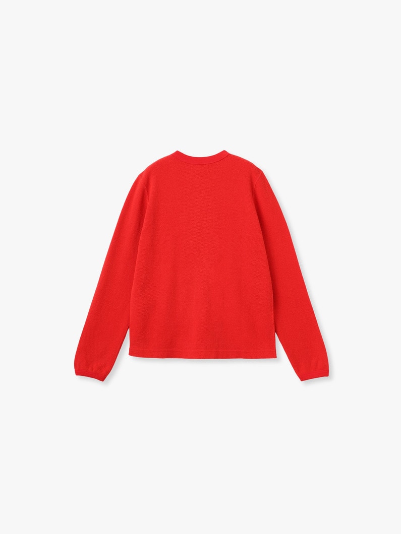 コットンシルク サーマル プルオーバー 詳細画像 red 1