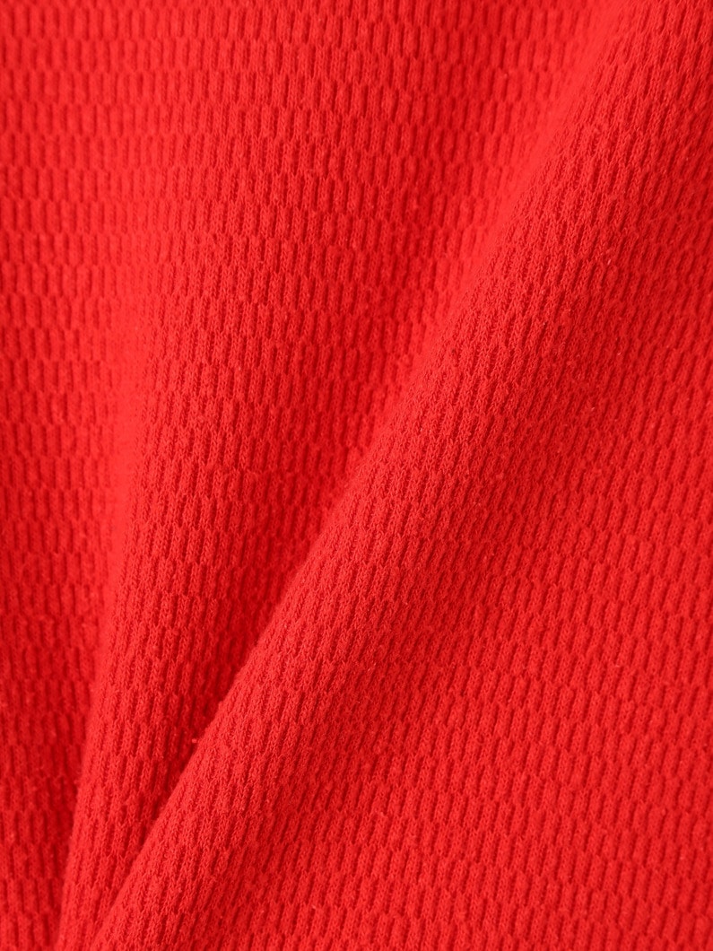コットンシルク サーマル プルオーバー 詳細画像 red 3