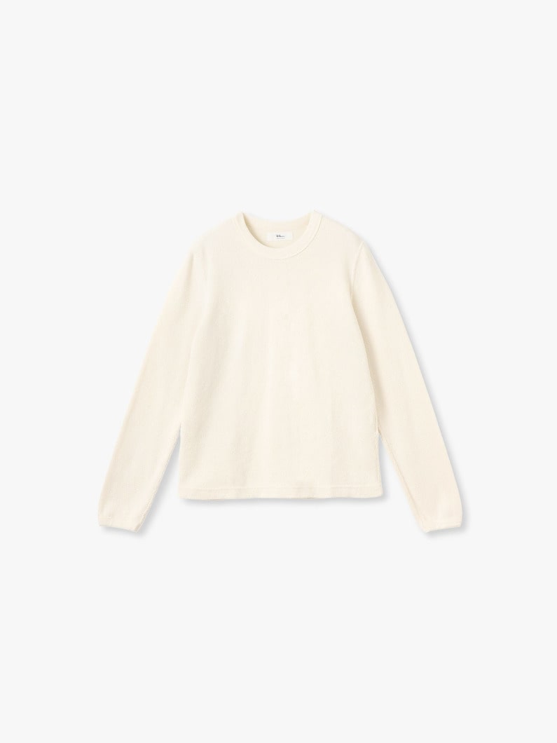 コットンシルク サーマル プルオーバー 詳細画像 ivory 4