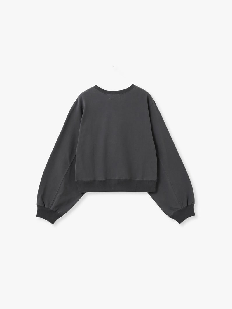 コットン ジャージー ギャザー プルオーバー 詳細画像 charcoal gray 1