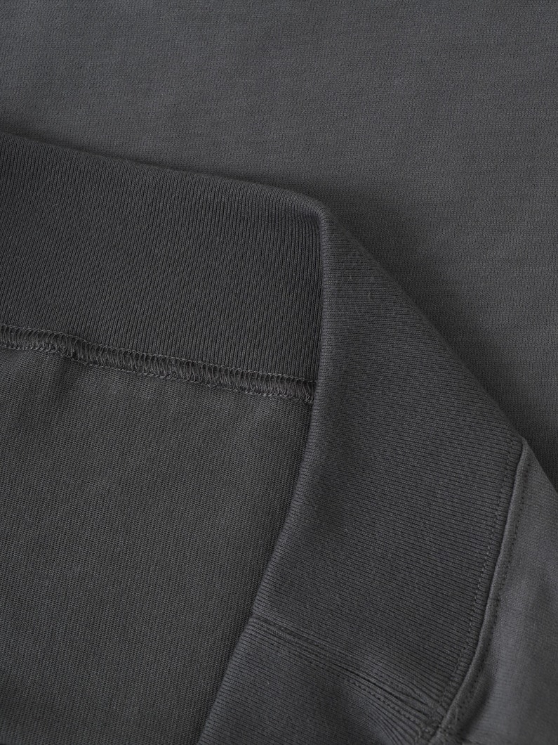 コットン ジャージー ギャザー プルオーバー 詳細画像 charcoal gray 3