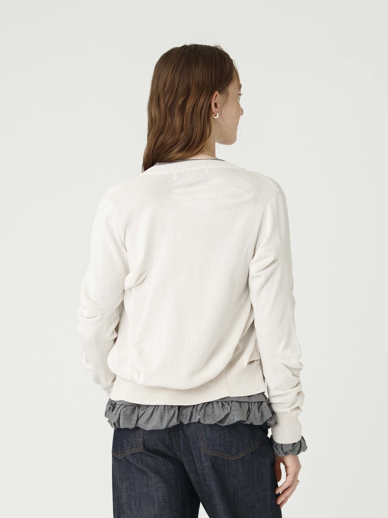 フリル ロングスリーブ ティー（プレオーダー） 詳細画像 medium gray 6