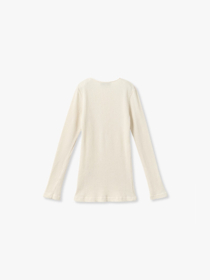 ミッキー ロングスリーブ トップ 詳細画像 ivory 1