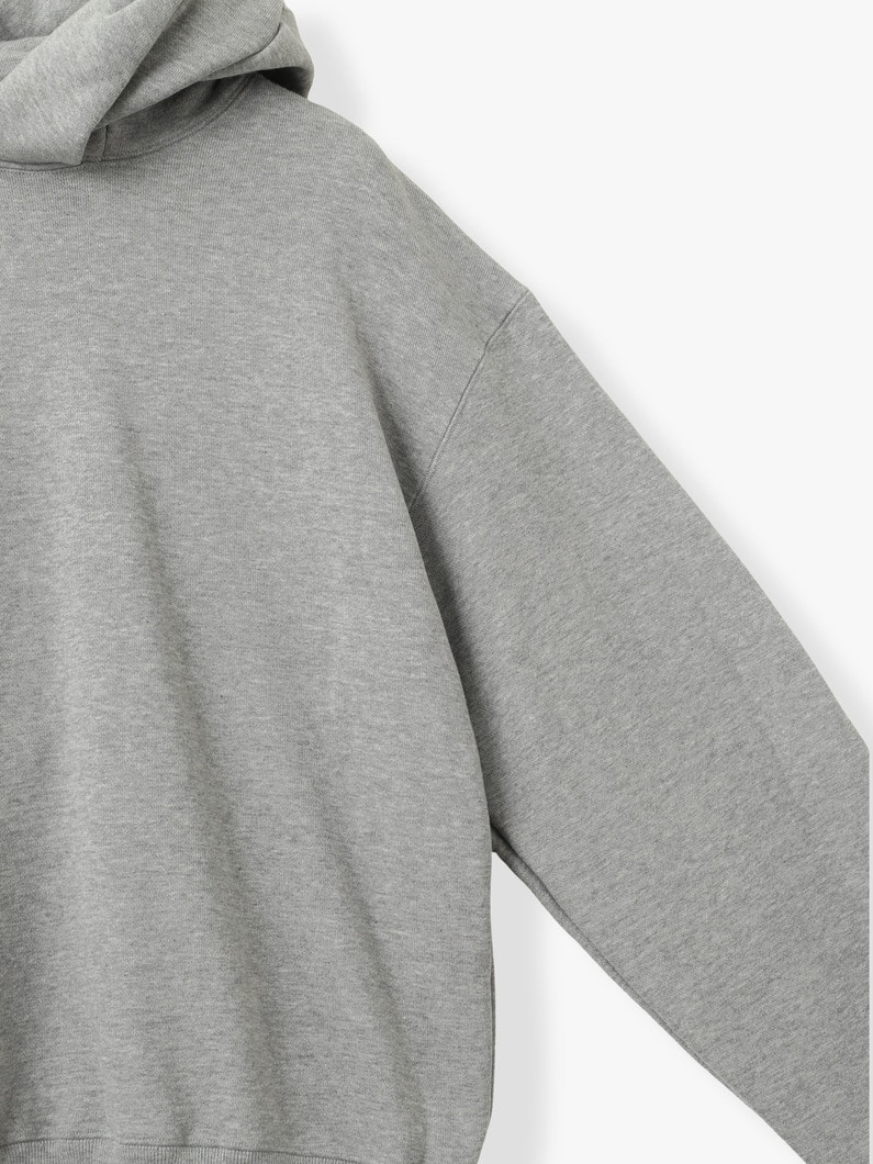 コットン フレンチテリー フーディー 詳細画像 medium gray 2