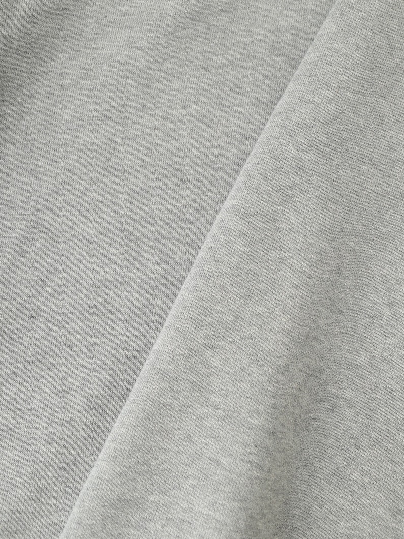 コットン フレンチテリー フーディー 詳細画像 medium gray 4