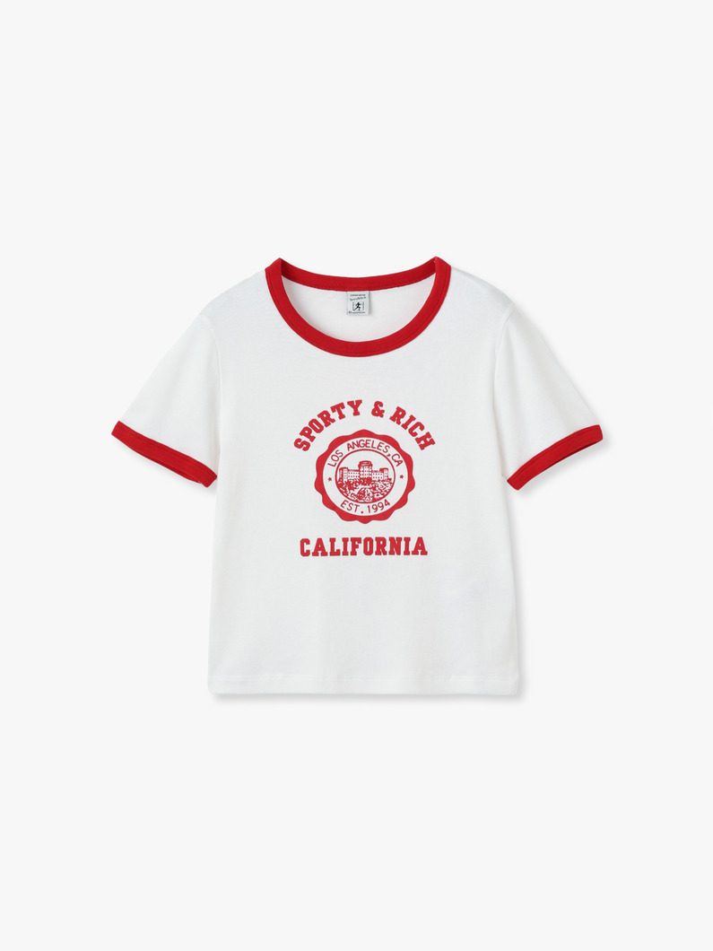 カリフォルニア エンブレム ソフト リンガーティー（women） 詳細画像 red 1