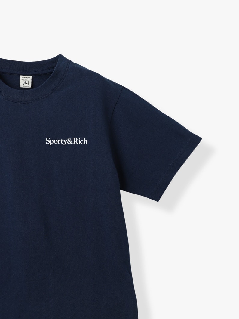 ドリンク モア ウォーター プリントティー（women） 詳細画像 navy 2