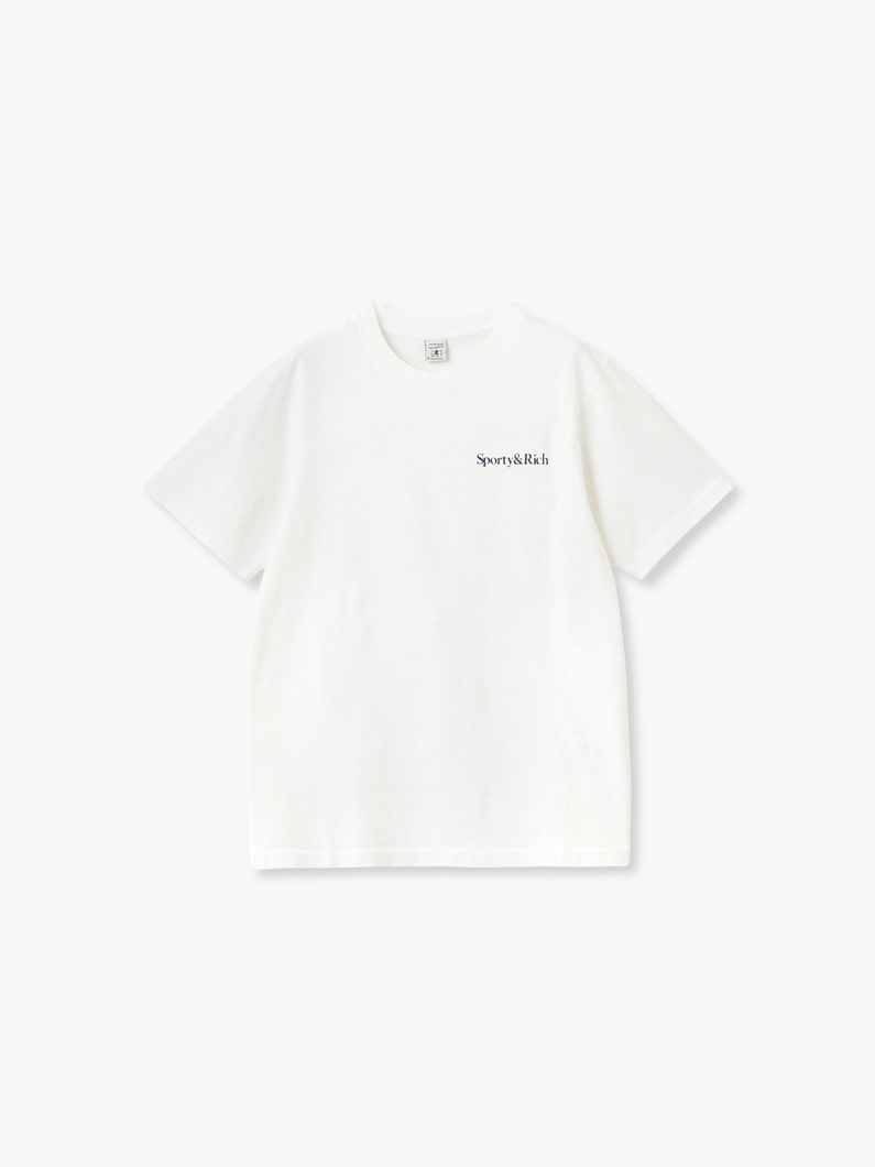 ドリンク モア ウォーター プリントティー（women） 詳細画像 white