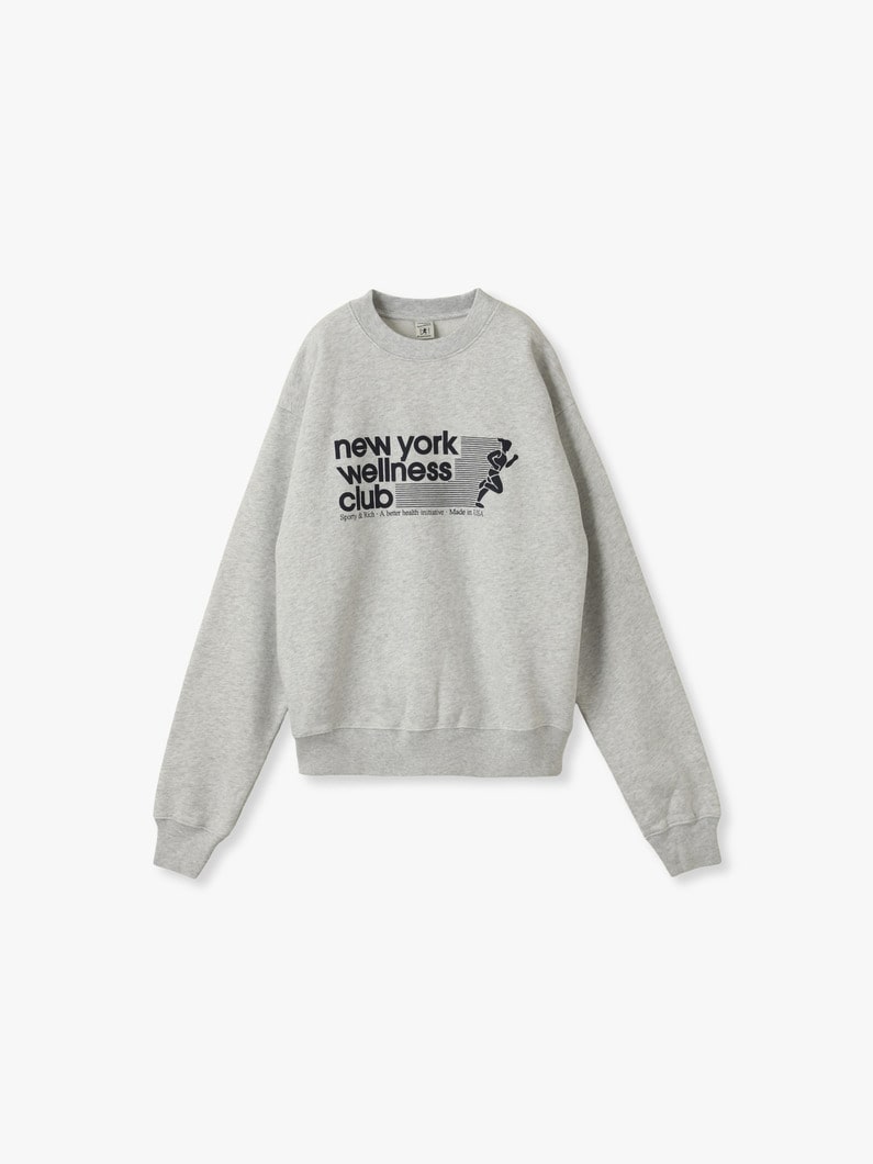USA ウェルネスクラブ クルーネック スウェットプルオーバー 詳細画像 gray 1
