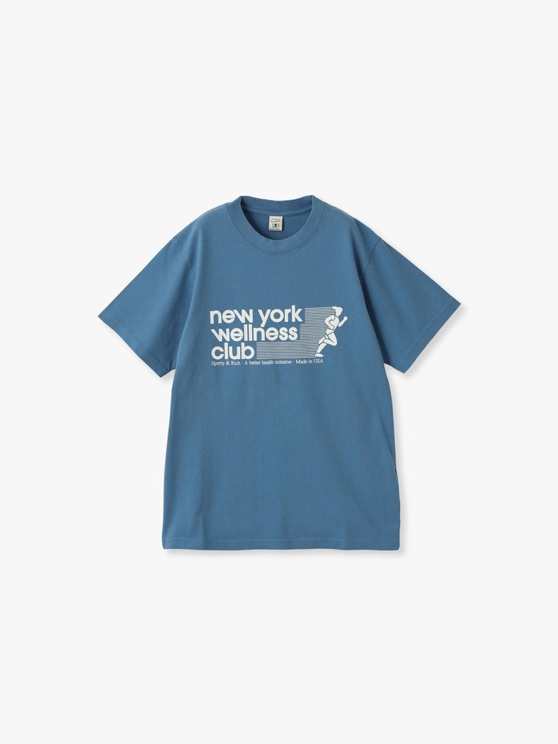 USA ウェルネスクラブ クルーネック ティー 詳細画像 blue 1