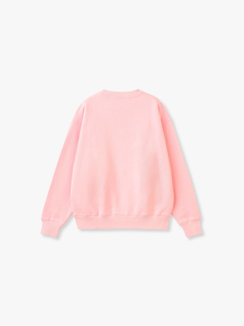 クルーネック スウェット プルオーバー（ピンク） 詳細画像 pink 1