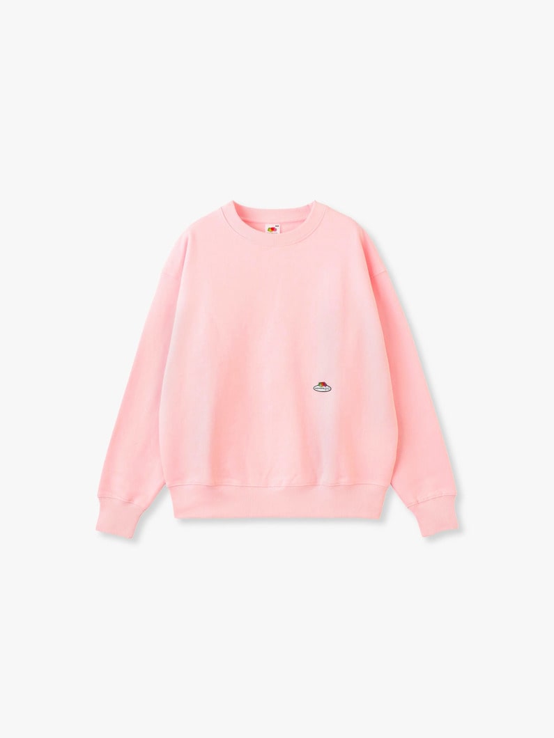 クルーネック スウェット プルオーバー（ピンク） 詳細画像 pink 4