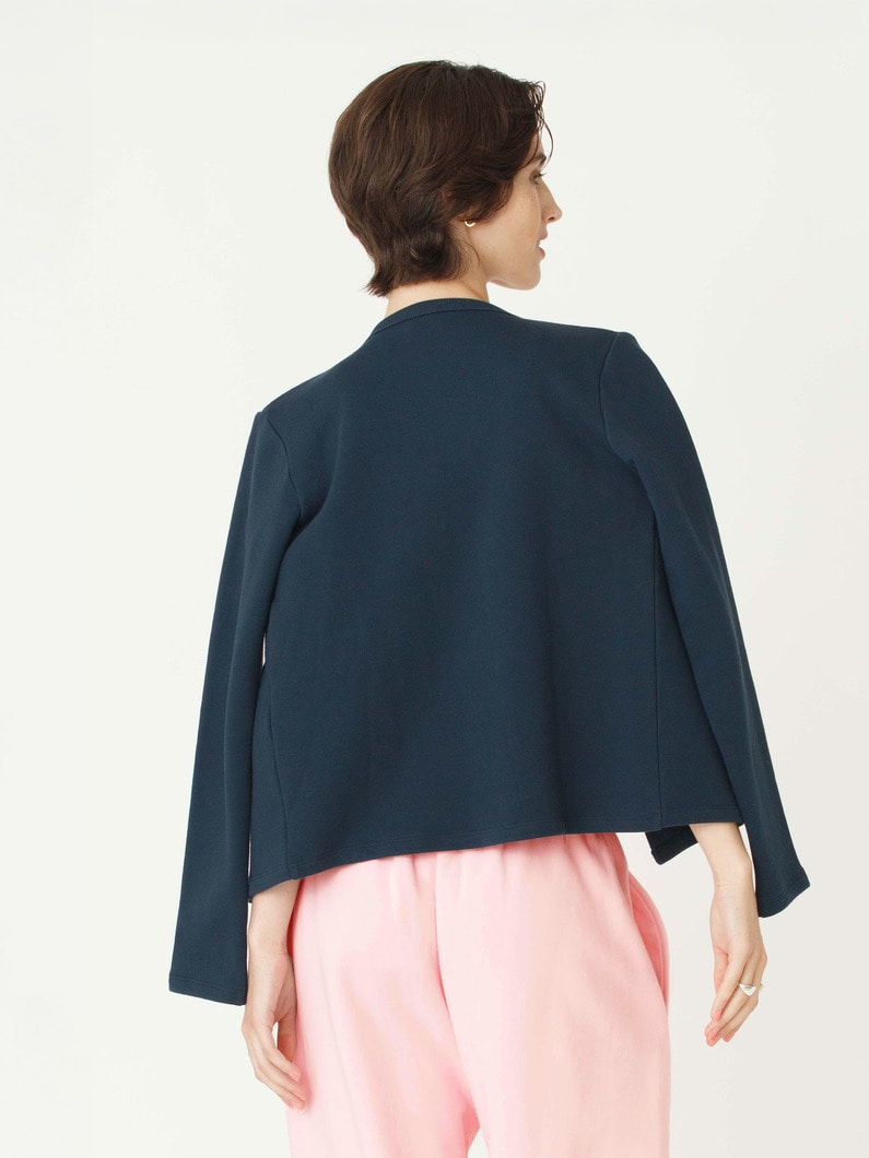 フレンチテリー スウェット カーディガン 詳細画像 navy 3