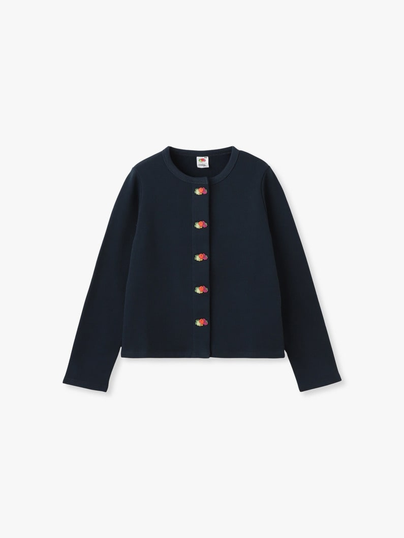 フレンチテリー スウェット カーディガン 詳細画像 navy 5