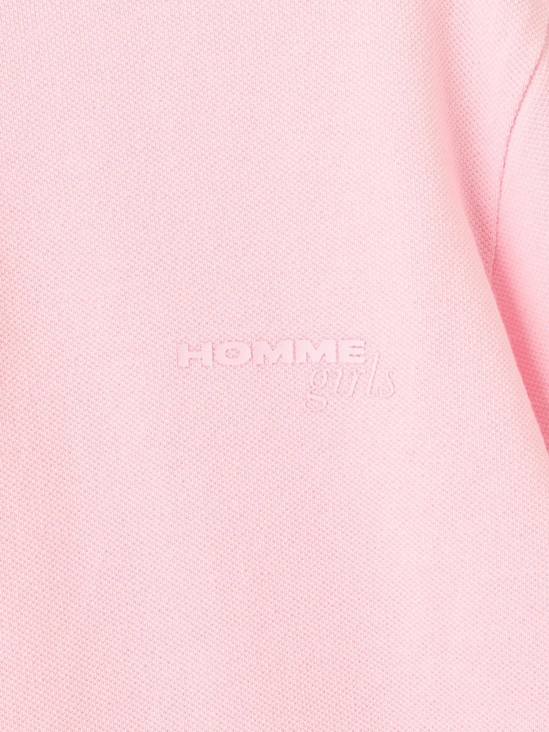 ロングスリーブ ポロシャツ 詳細画像 pink 3
