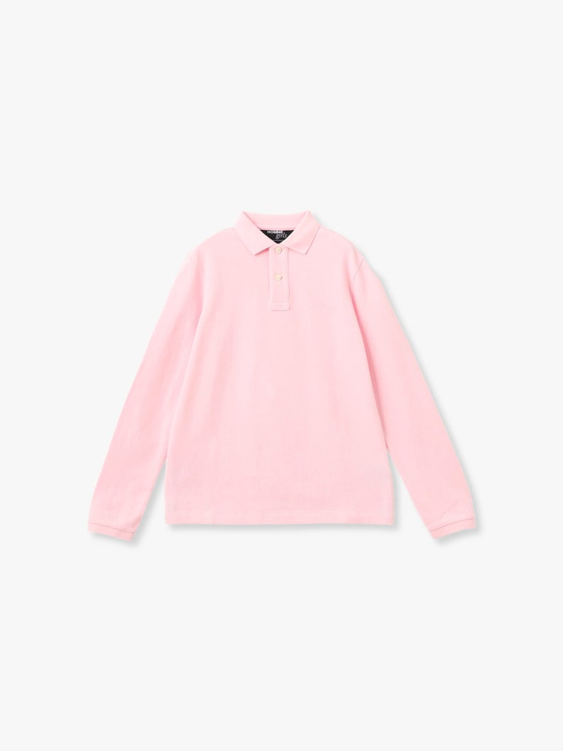 ロングスリーブ ポロシャツ 詳細画像 pink 4